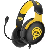 Subsonic Casque pour console sans fil Brawl Stars Drippy Skull Noir et Jaune