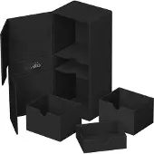 Ultimate Guard Twin Flip'n'Tray 266+ Xenoskin - Czarny Organizer Kart
