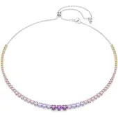 Swarovski Chaîne jaune / violet / rose / argent