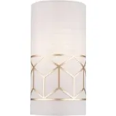 Maytoni Applique, métal doré, lin, douille E14