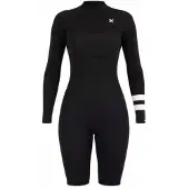 Hurley Air 2 Mm Woman Long Sleeve Back Zip Shorty Noir 4 Femme