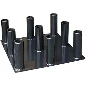 Softee Support vertical pour barre olympique noir taille unique