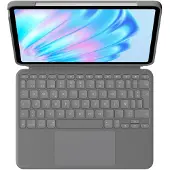 Logitech Combo Touch - Clavier et étui - avec trackpad - rétroéclairé - Apple Smart connector - QWERTY - espagnol - gris Oxford - pour Apple iPad Air 11-inch (M2), 13-inch iPad Air (M2) (920-012632)