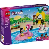 LEGO Friends 42658 Jeu dans la piscine avec licorne et flamme