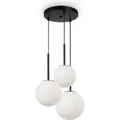 Maytoni Basic form Suspension, lampe à suspendre 3x E14 Noir mat (E14)