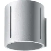 Sollux Applique INEZ gris 1xG9 8W aluminium 10x12x10cm