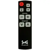 Seki Télécommande universelle programmable Medium, 2 appareils commandables