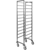 CombiSteel Chariot de déblaiement avec 20 rails pour GN1/1