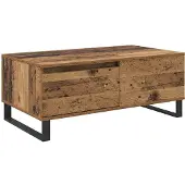 vidaXL Table basse en vieux bois 90 x 50 x 36,5 cm Bois composite