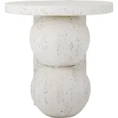 Bloomingville Table d'appoint blanche Tally