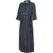 Mamalicious Robe-chemise 'MLSille Lia' bleu marine / blanc