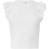 ONLY T-shirt 'ONLCESME' blanc