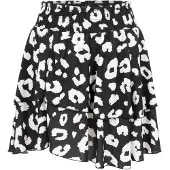 Cloud5ive Jupe 'Ditsy' noir / blanc