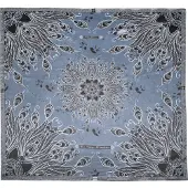 Högl Foulard 'KARREE MANDALA' bleu nuit / bleu-gris / blanc