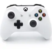 Microsoft Gaming-Pad, Kabellos, Bluetooth, Xbox One, Xbox One S, PC, Farbe : Weiß