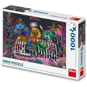 Dino Bikes Puzzle Monster Tour - 1000 pièces
