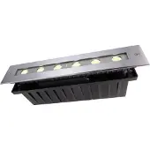 LIGHT IMPRESSIONS Deko-Light 730262 Lampe encastrée dans le sol Line II WW , Argent