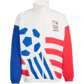 Adidas Vestes d’entraînement bleu / rouge / blanc