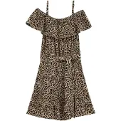 We fashion Robe noisette / noir