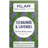 Klar fester Conditioner Teebaumöl & Lavendel 100g (gegen Schuppen)