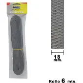 A Forged Tool Ruban adhésif pour stores Gris 18 mm. Rouleau de 6 mètres