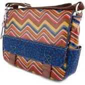 Fossil Sac Femme Wmns Shoulderbag Key-per Messenger Stripe Mix