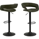 Ebuy24 Gramma Tabouret de bar, vert.