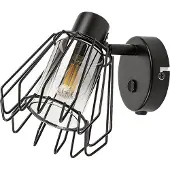 Rabalux 73067 Spots lampes Emerencia E14 1x MAX 40 métal verre noir