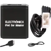 ELECTRONICX AUX Adapter iPod iPhone iPad 30 broches pour Honda Goldwing GL1800 ▶ CD-Wechsler Interface Moto - montage direct sans piles