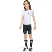 Adidas Cycling Short Tee Set Bébé - Survêtements, Blanc - Taille 123 - 128 CM - Jersey de coton