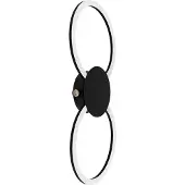 Eglo Applique murale design Venticello 1 noir