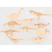 TickiT Bois Dinosaure blocs de construction - Jouets éducatifs - 10 pièces