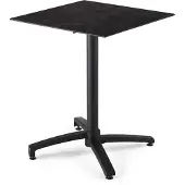 Oviala Table de terrasse 70 cm inclinable stratifié ardoise - Opéra