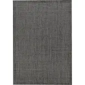 Morhane Giza tapis d'extérieur rectangle 140x200cm noir