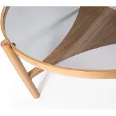 Xl Moebel Gmbh Table basse ronde Salon Designer Meubles Modernes Aménagement de luxe