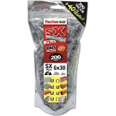 Fischer Tasseaux SX 519332 Ø 6 x 30 mm (240 pièces)