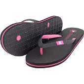 Cressi Femmes, Tongs, St Tropez Lady Flip-Flops, Noir, Pink, (41, 42)