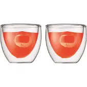 Bodum Set de 2 verres double paroi 8cl - - 4557-10 - pavina
