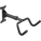 Macleans Porte-vélo MC-431 Support mural pour vélo Porte-vélo 2 crochets acier Charge max. 30kg Noir