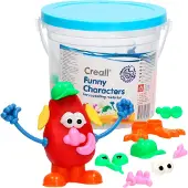 Creall Funny Characters Klei Accessoires, 130dlg