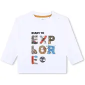 Timberland T-shirt enfant TEE-SHIRT MANCHES LONGUES T60250 garcons - Blanc - 36 mois