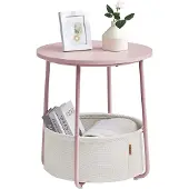 Vasagle Table de rangement Vasagle Moris rose