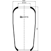 FEBI BILSTEIN Soufflet à air, suspension pneumatique 20713