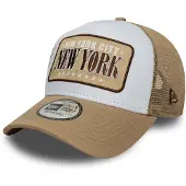 New Era Casquette de sport '9FORTY Location' marron / noisette / blanc