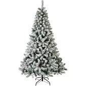 Everlands Snowy Monarch Christmas Tree 126x210 Cm Argenté