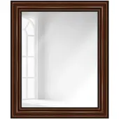 MendeFrames H017 miroir mural noyer 40x60 cm
