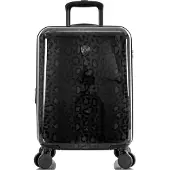 Heys Black Leopard Fashion Spinner -matkalaukku, Valise, Noir