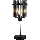 Searchlight Lampe de table Swizzle noir