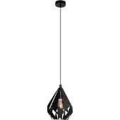 Eglo Suspension noire Carlton 5 Ø 20,5 cm