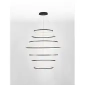 Lyora Suspension design Maelo noir Ø 150cm